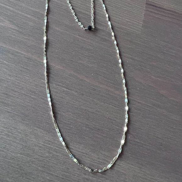 Lulu's Jewelry Lulus Gold Tone Layered Tiered Necklace Braided Shiny Dainty Poshmark